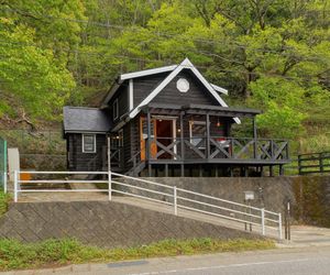 Lakeside Log House in Izu Ito Japan