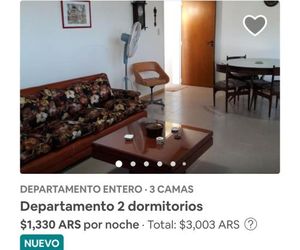 Departamento amplio dos dormitorios Parana Argentina
