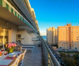 River Playa beachfront apartment, large terrace Fuengirola Spain