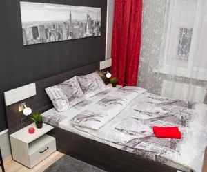 Modern Red Apartment Lvov Ukraine