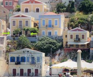 Pitini Sevasti house Symi town Greece