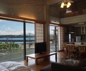 Beautiful ocean view in Kouri near Kouri Beach Nago Japan