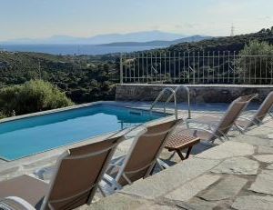 Villa Rokanes Glass Stone with Pool Nea Styra Greece