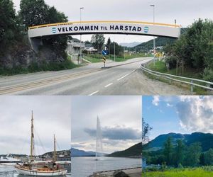 Midnattsol pensjonat Harstad Norway