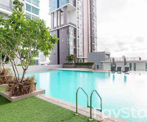 Gaze over the city with 1BR close to BTS Ban Khlong Samrong Thailand