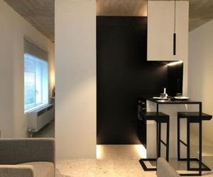studio medieval city center at river de Leie Gent Belgium