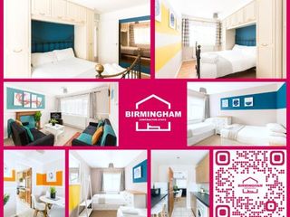 Фото отеля Solihull by NEC, HS2 & JLR- 2 Bedroom Flat, 3 Beds & WIFi - LONG STAYS
