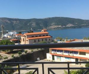 Chantzara Maria ,for 5, family apart 50 sqm.2 studios, balconies sea view 40 m. harbor , heart city, flats to let Igoumenitsa Greece