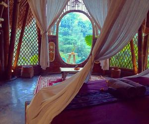 Hidden bamboo house Tegallalang Indonesia