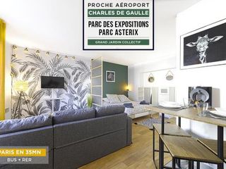 Hotel pic ****Jungle Chic/Aéroport CDG Paris/Parc Asterix/Parc des Expositions/P