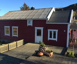 Old fishermans house in Lofoten Allstad Norway