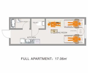 twin bed/15mins to Ueno,Asakusa/Kitakoiwa[Y203] Ichikawa Japan