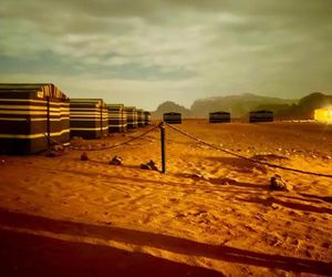 Sand and stone camp - Wadi Rum desert Ramm Jordan