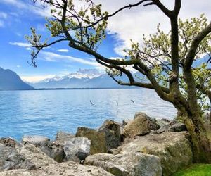 Montreux lake view apartment Clarens Switzerland