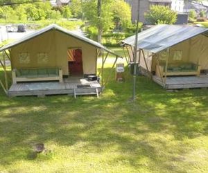 Safaritent op Camping la Douane Vresse Sur Semois Belgium