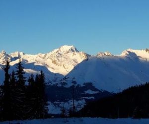 Arcs 1800 Les Lauzieres jolie vue skis aux pieds Les Arcs 1800 France