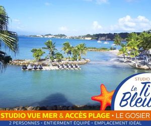 Ti Bleu • Studio vue mer & accès plage GOSIER Guadeloupe