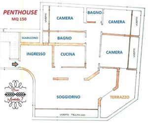 PENTHOUSE three bedrooms Sanremo Italy