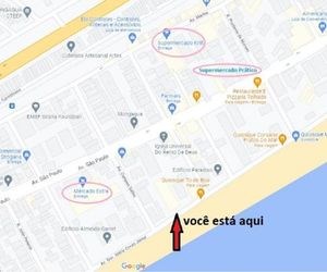 APTO. FRENTE PRO MAR, 2 QUARTOS, Wi-Fi, MONGAGUÁ-SP Mongagua Brazil
