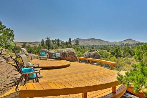 Photo of Del Norte Home on 50 Private Acres with 2-Level Deck