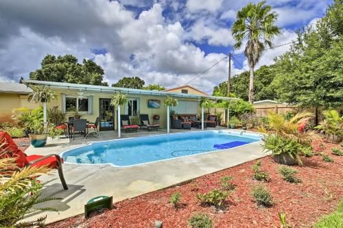 Photo of St Petersburg Home with Tropical Yard and Pool!
