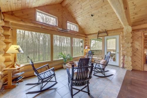 Photo of Lavish Tustin Cabin on 7 Acres with Fire Pit and Porch!