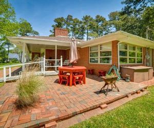 NEW! 1950s-Style House w/ Dock on Newport River! Morehead United States