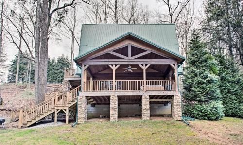 Photo of Cabin with Game Room and Hot Tub Mins to Hendersonville