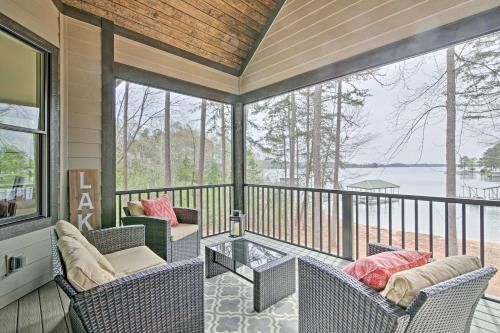 Photo of Seneca Home with Porch and Private Dock on Lake Keowee!