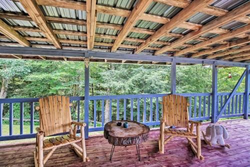 Private Pet-Friendly Castlewood Cabin with Pond Views