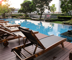 Cosy room near skytrain with a view of bangkok. Phra Khanong Thailand