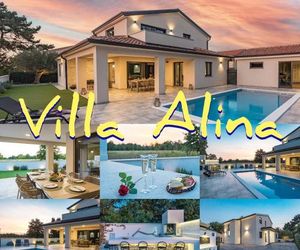VILLA ALINA - 5 BEDROOMS VILLA WiTH POOL, FITNESS, OUTDOOR BAR & GRILL, OFFICE Buje Croatia