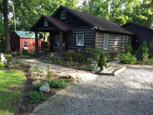 Photo of The Bent Branch Lodge - A Gnomes Retreat - Historic Virginia Log Cabin, Coy Pond and Babbling Brook