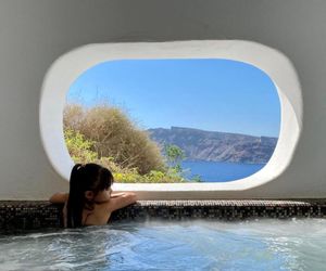 Oia Angle Cavehouse Santorini Island Greece