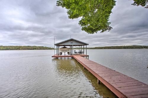 Photo of Cedar Creek Lake Home Base Dock and Fire Pit!