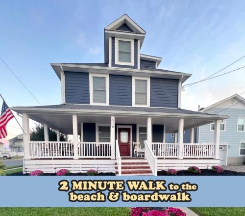 Photo of Stylish house one block to beach with linens and parking