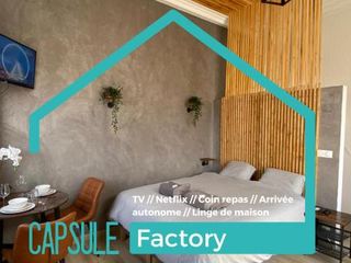 Фото отеля Capsule Roubaix Lille private shower & Netflix