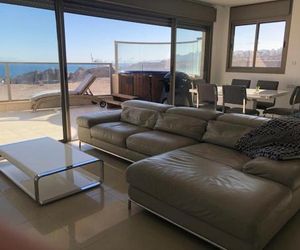 luxury apartment on the sea with best sea view and jacuzzi Eilat Israel