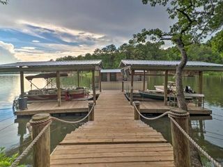 Hotel pic Rustic-Chic Riverfront Home with Dock, Deck and Canoes!