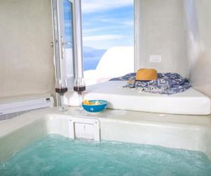 White Cave House Santorini Island Greece