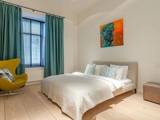 Spacious minimalistic apartment with the balcony