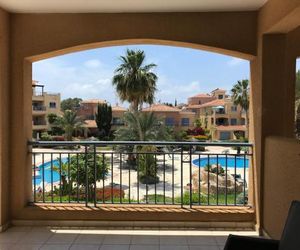 Modern pool facing apartment in popular Limnaria Gardens Paphos Cyprus
