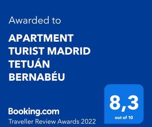 APARTMENT TURIST MADRID TETUAN BERNABEU Madrid Spain