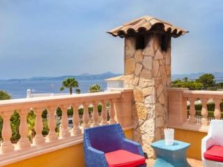 Villa with 3 bedrooms in Llucmajor with wonderful sea view private pool enclosed garden