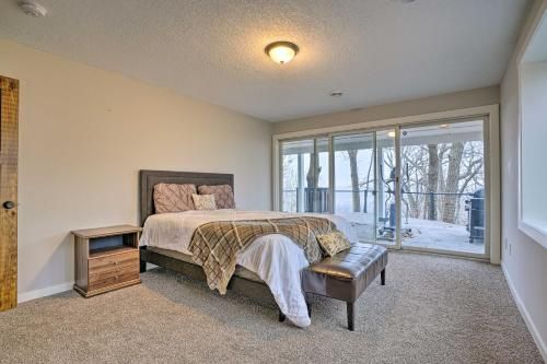 Chic Chaska Retreat with Deck Overlooking Dtwn!