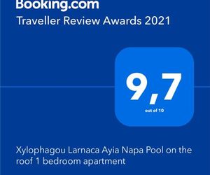 Xylophagou Larnaca Ayia Napa Pool on the roof 1 bedroom apartment Ayia Napa Cyprus