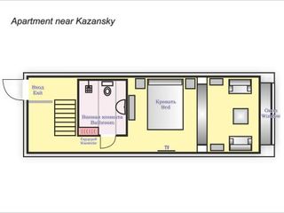 Apartment near Kazansky