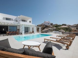 Фото отеля Villa Petra Mare above Mykonos town Private pool