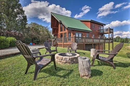 Photo of Rustic Mountain-View Cabin with Wraparound Deck