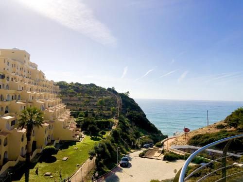 Apartment with one bedroom in Carvoeiro with wonderful sea view and furnished terrace